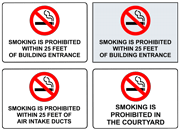 Federal Government Smoking Signs