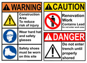 Construction Signs - ANSI