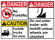 Forklift Signs