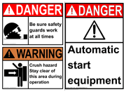 ANSI Caution - Machine Safety