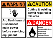 ANSI Caution - Welding