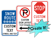 Custom Parking Sign - Make Your Own