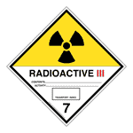 DOT Radioactive Hazard Sign