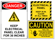 ANSI Caution - Battery Charging