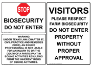 Farm Safety Signs