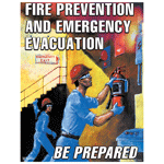 Fire Prevention And Emergency Evacuation Poster