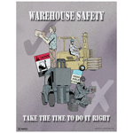 Warehouse Safety Take The Time Poster