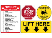 Forklift Signs