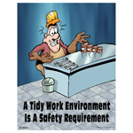 A Tidy Work Environment Poster