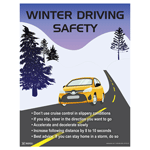 Winter Driving Safety Poster