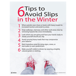 6 Tips To Avoid Slips In The Winter Poster