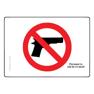 No Handguns symbol