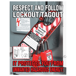 Respect And Follow Lockout/Tagout Poster