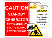 ANSI Caution - Machine Safety