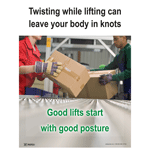 Good Lifts Start With Good Posture Poster