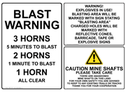 Mine Safety Signs & Labels