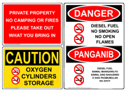 ANSI Caution - Flammable & Explosive