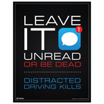 Leave It Unread Or Be Dead Poster