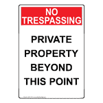 No Trespassing Sign Private Property
