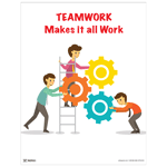Teamwork Makes It All Work Poster