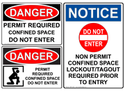 ANSI Caution - Confined Space