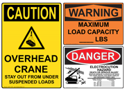 Crane Safety Signs - General