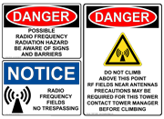 RF / Microwave - ANSI Caution