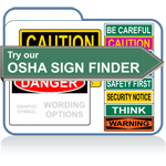 OSHA Label / Sign Finder