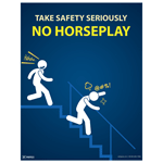 Take Safety Seriously No Horseplay Poster