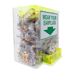 200-Pair Acrylic Earplug Dispenser with Label CS674788