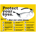 Protect Your Eyes. Here's How: Poster