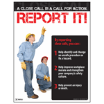 A Close Call Is A Call For Action Poster