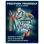 Position Yourself To Work Safely Poster