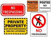 No Trespassing - Standard