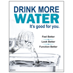 Drink More Water It's Good For You Poster