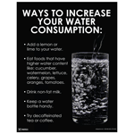 Ways To Increase Water Consumption Poster