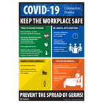 Covid-19 Keep The Workplace Safe Poster