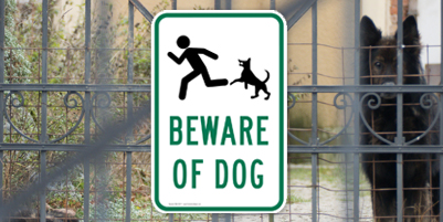 Beware of Dog Sign