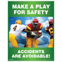 Make A Play For Safety Poster CS598779