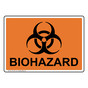 Biohazard Sign for Hazmat NHE-1461