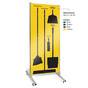 Mobile Clean and Sweep Shadow Board - Yellow/Black Xtreme Aluminum