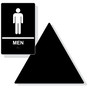 Black on White California Title 24 Men's Restroom Sign Set RRE-145_DT_Title24Set_White_on_Black