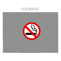 No Smoking Signs and Labels - COLORADO No Smoking