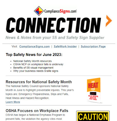 Workplace Safety and 5S News and Information