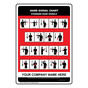 Standard Crane Hand Signals Chart With Custom Text CRANE-180