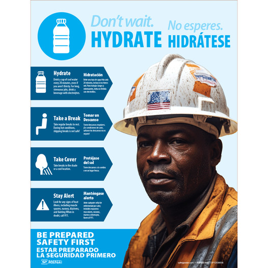 Don't Wait. Hydrate No Esperes. Hidratese Poster CS887505