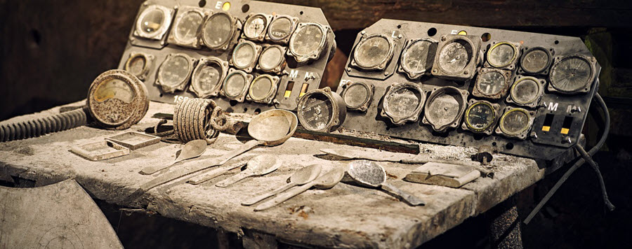 dusty control panel