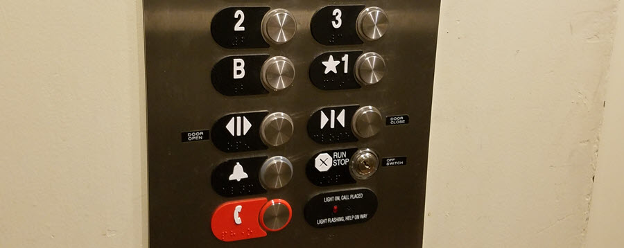 elevator control panel