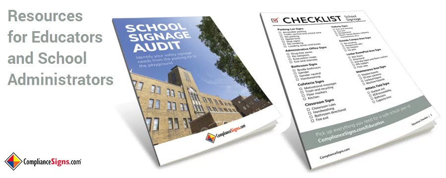 School signage audit and sign checklist