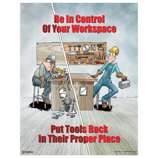 Be In Control Of Your Workspace Poster CS329163